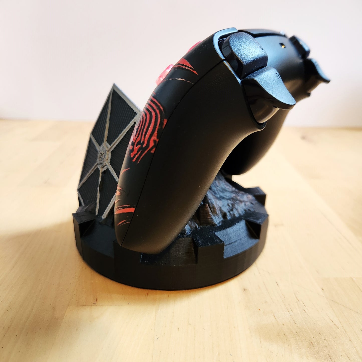 Manette Ps5 Custom - Côté Obscur - Kit LED