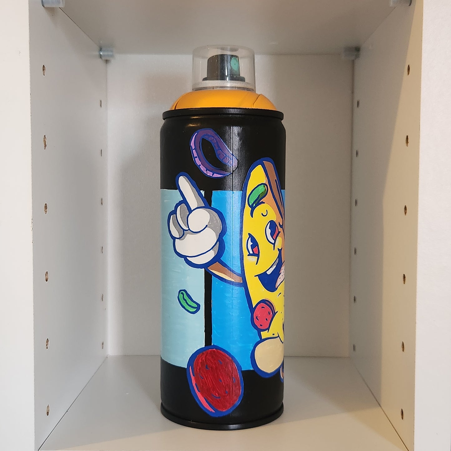 Pizza slice - Bombe de peinture Custom