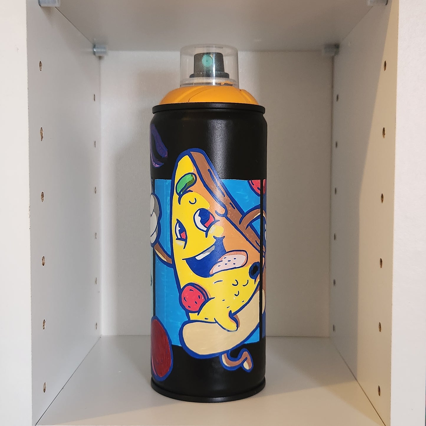 Pizza slice - Bombe de peinture Custom