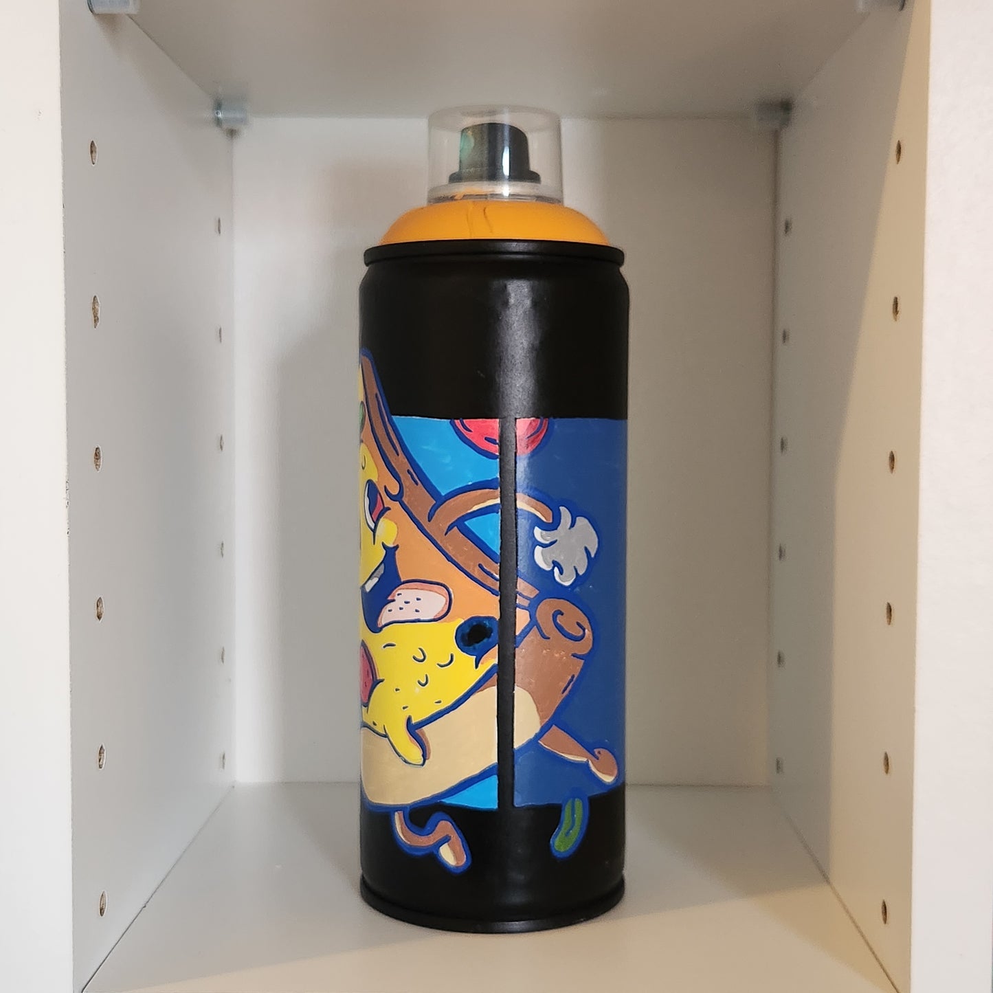 Pizza slice - Bombe de peinture Custom