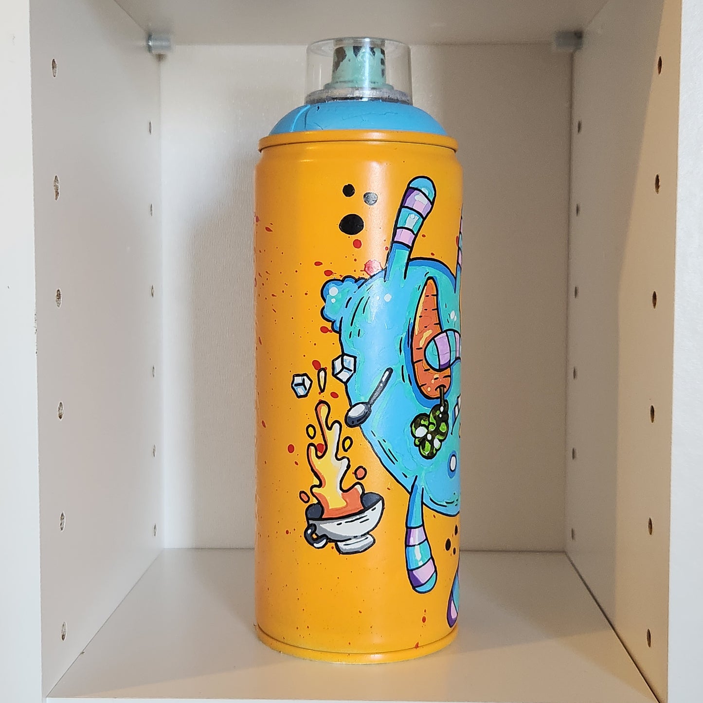 Lapin versé - Bombe de peinture Custom