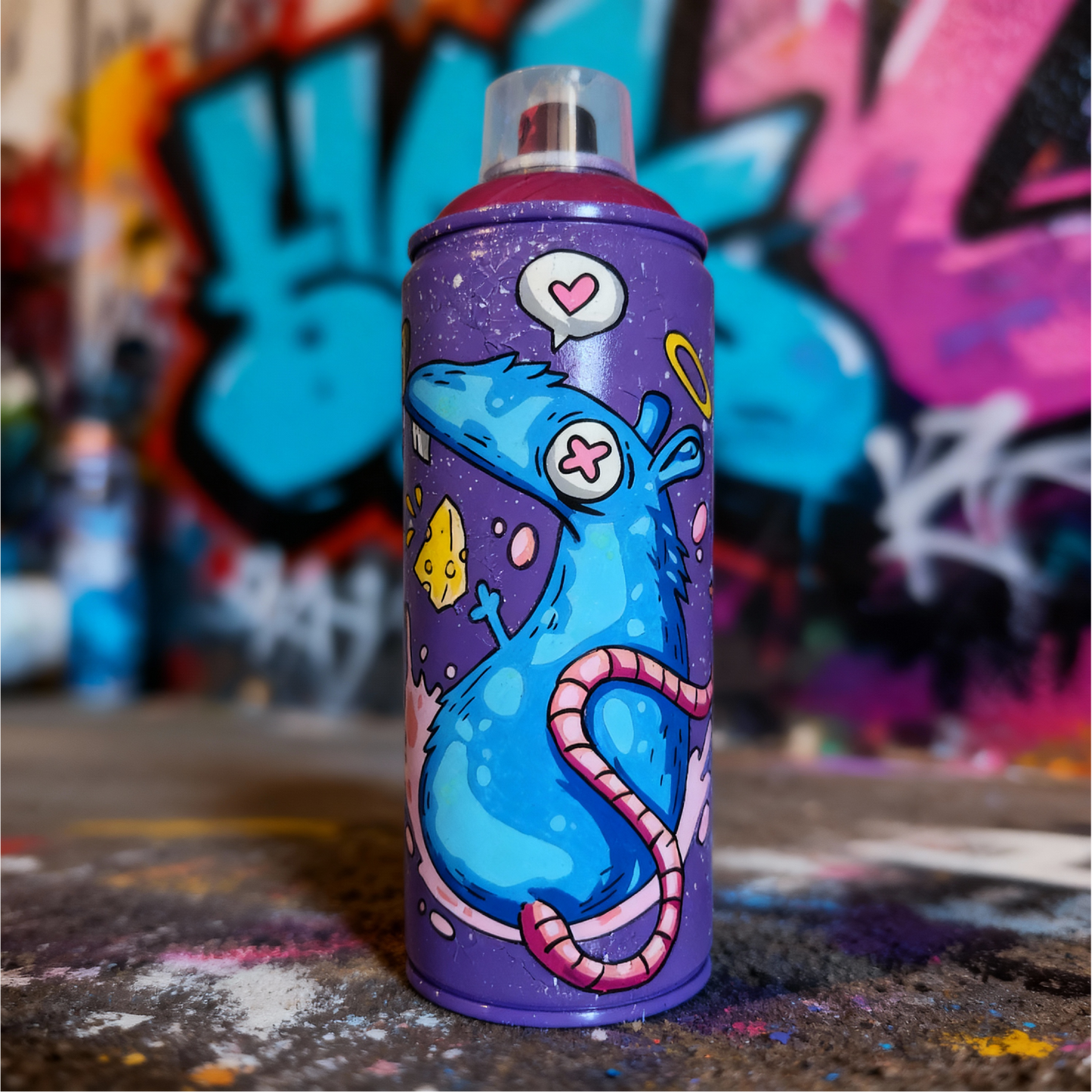 Rat Cyclage - Bombe de peinture Custom