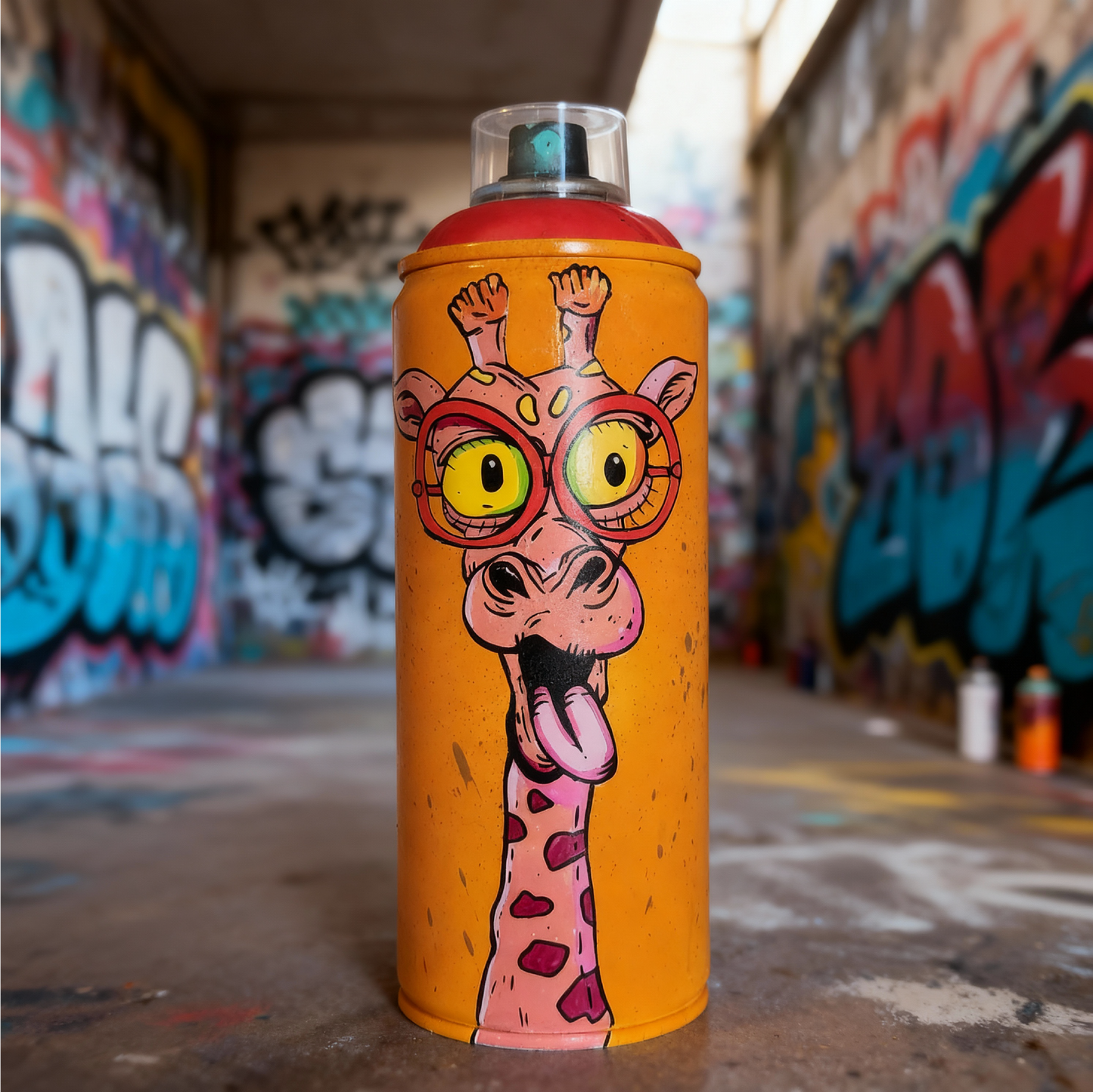 Giraflou - Bombe de peinture Custom