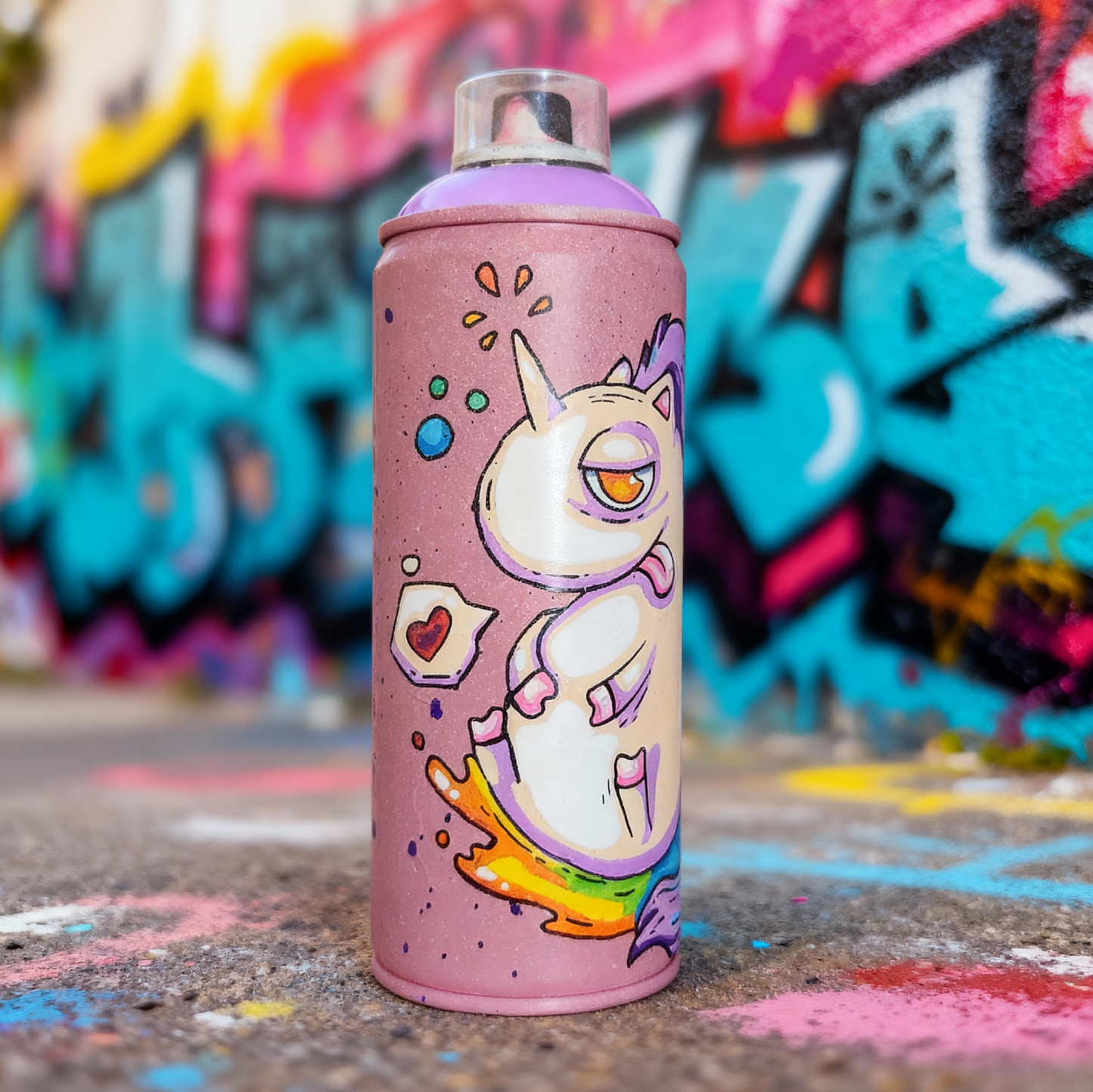 Plumpicorn - Bombe de peinture Custom