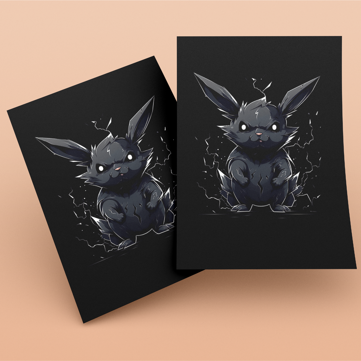 Dark Pikachu - Noir - A5