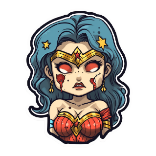 Wonder Woman Zombie