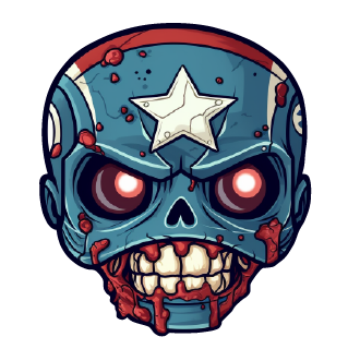 Captain America Zombie